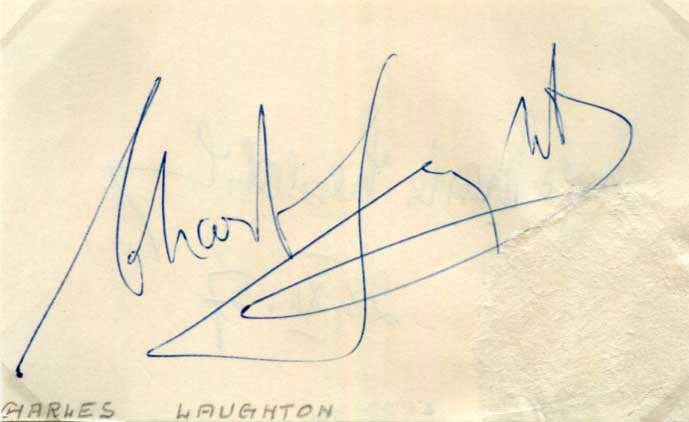 Charles Laughton Autograph Autogramm | ID 14841231343997