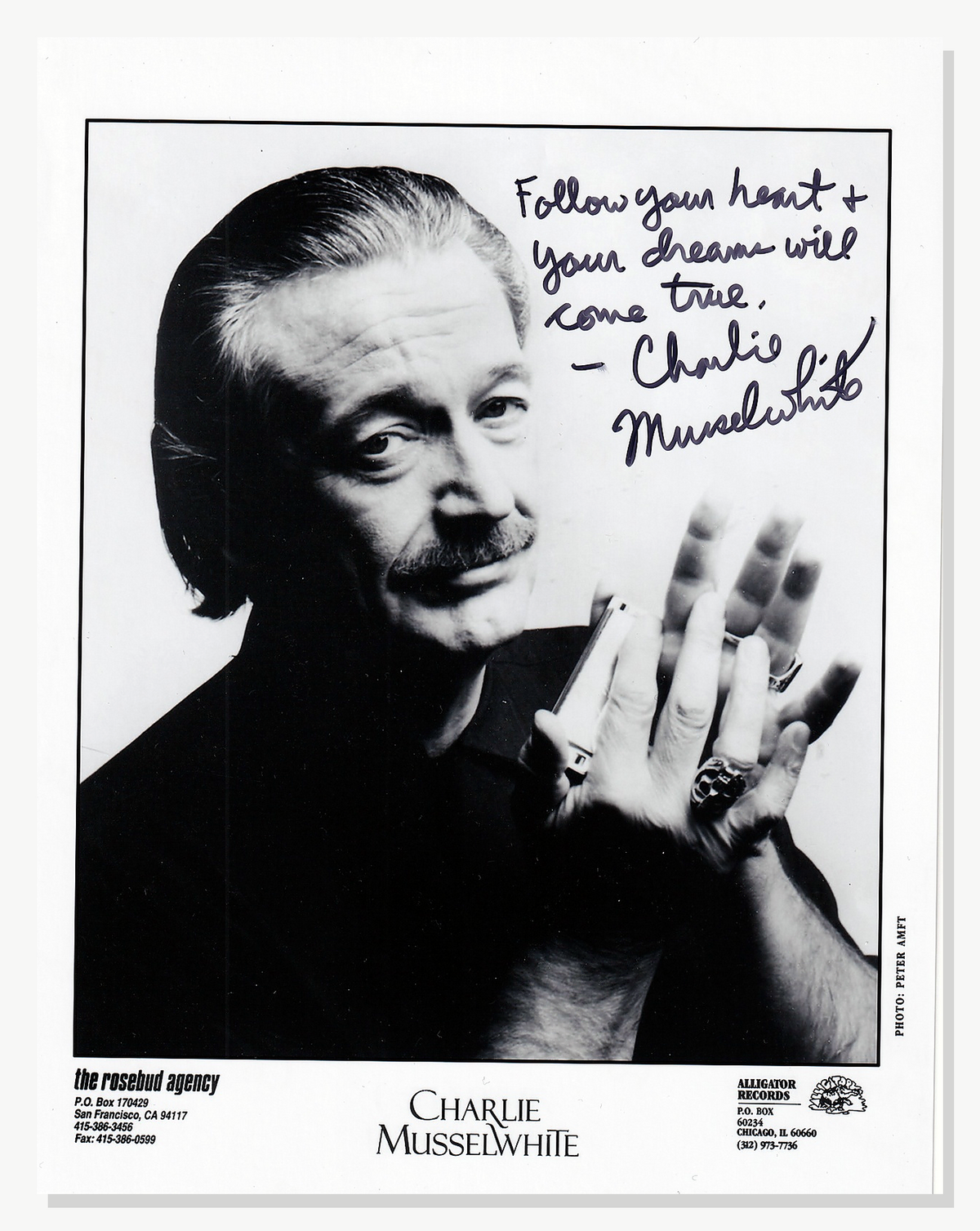 Charlie Musselwhite Autograph Autogramm | ID 16026386792829