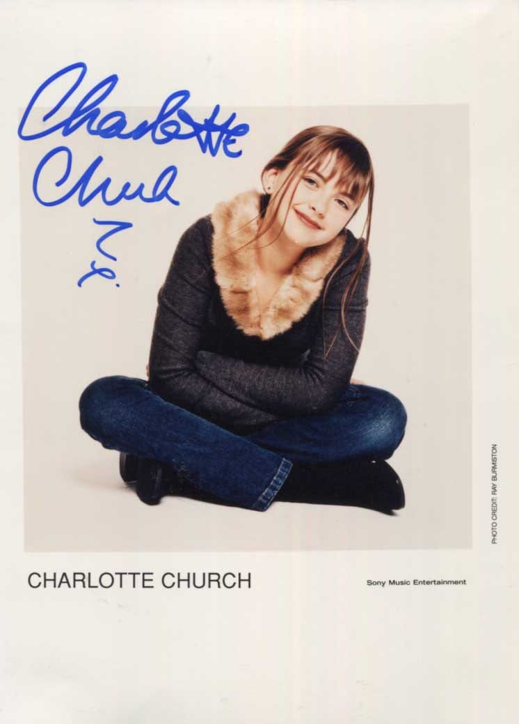 Charlotte Maria Church Autograph Autogramm | ID 8611478896789