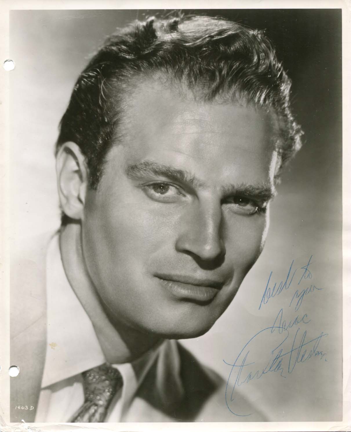 Charlton Heston Autograph Autogramm | ID 8119033135253