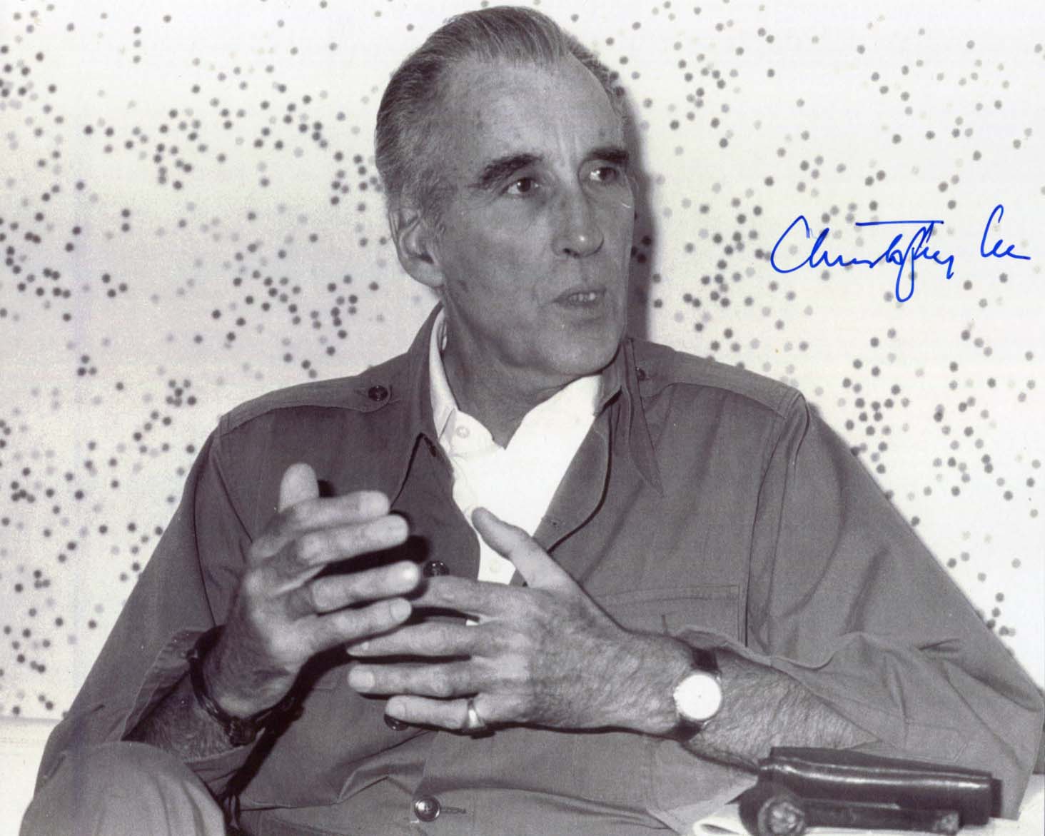 Christopher Lee Autograph | signed photographs