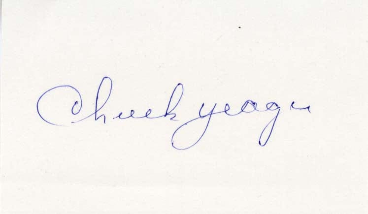 Chuck Yeager Autograph Autogramm | ID 8558292664469