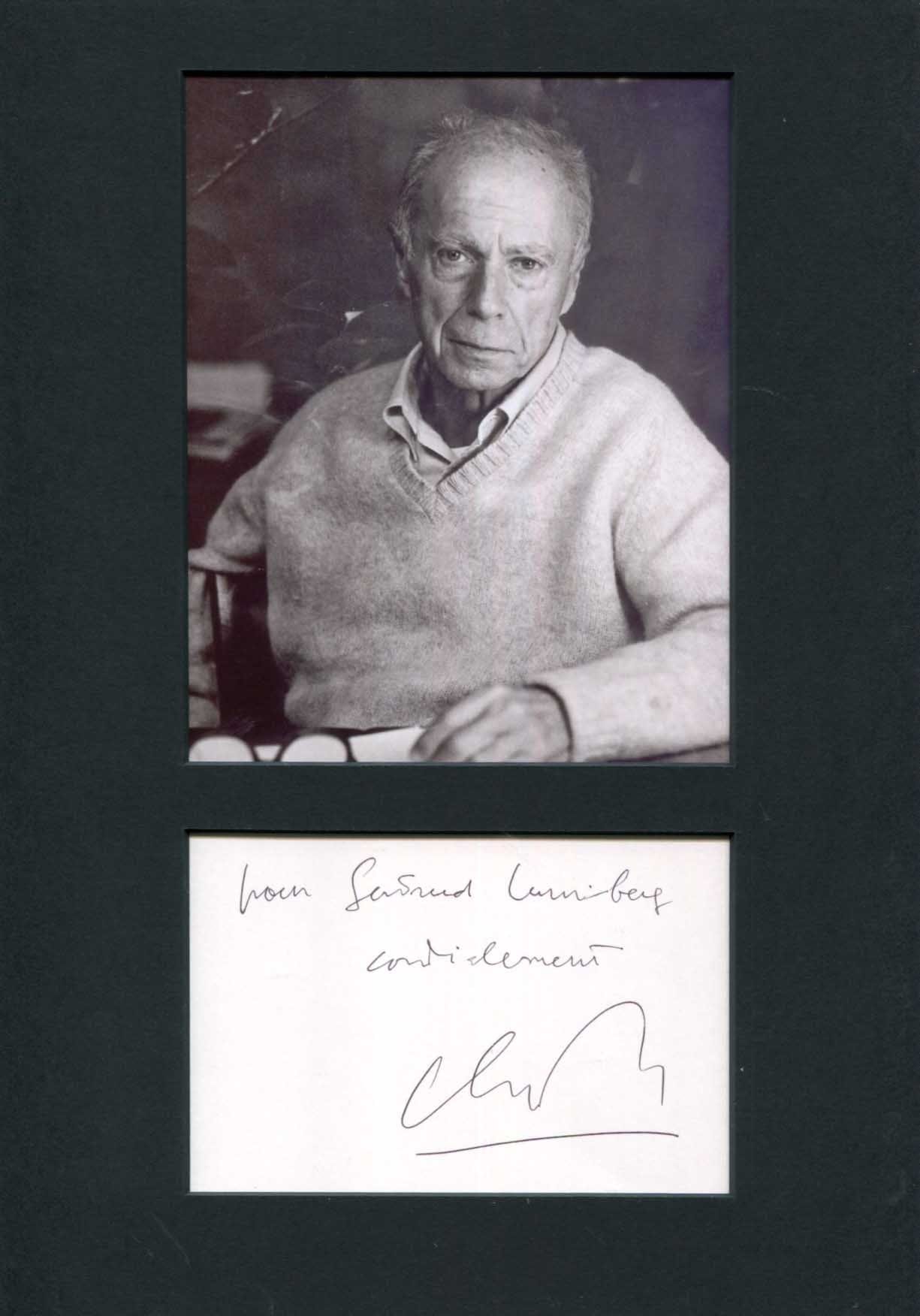 Claude Simon Autograph Autogramm | ID 8595724206229