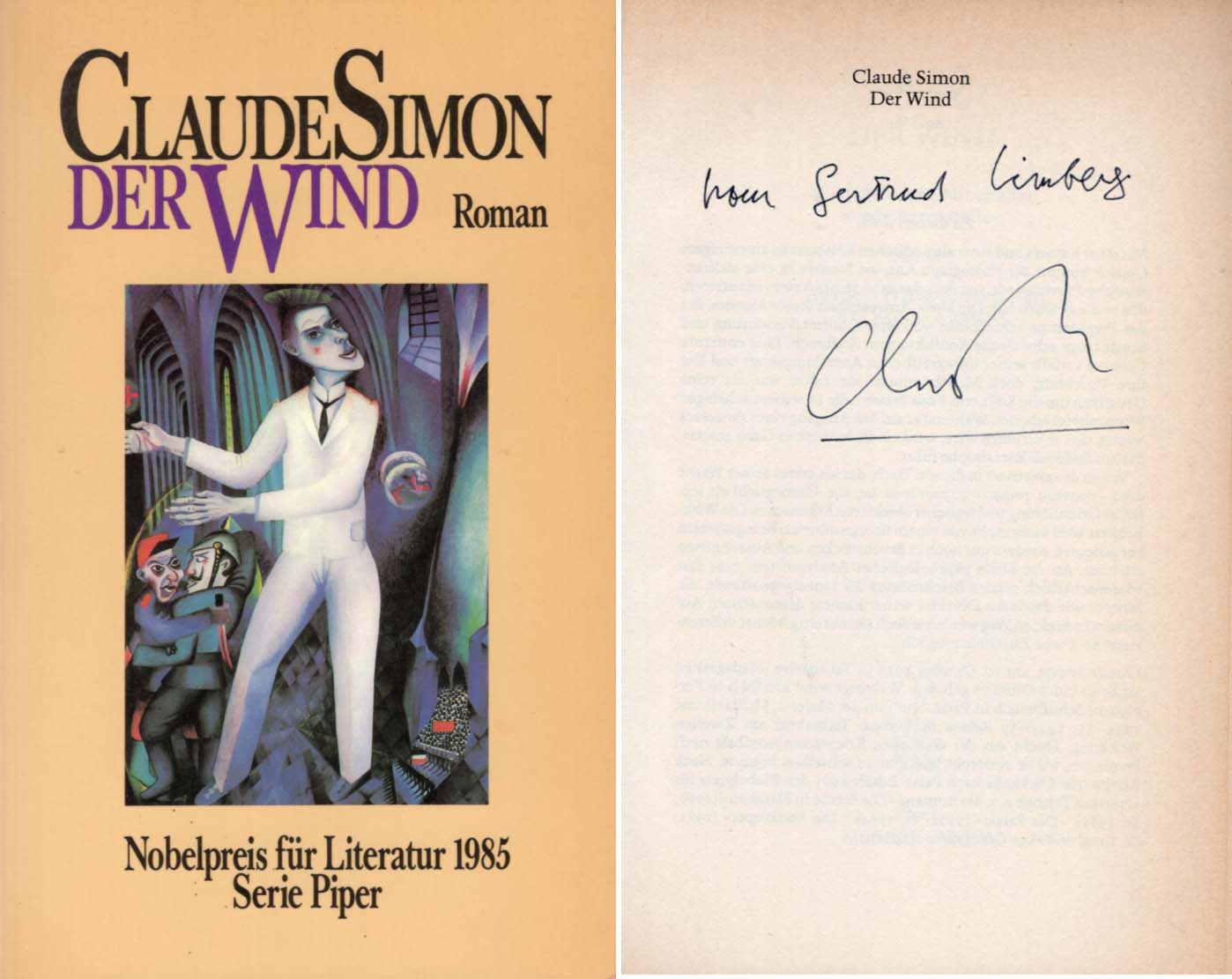 Claude Simon Autograph Autogramm | ID 7973677334677