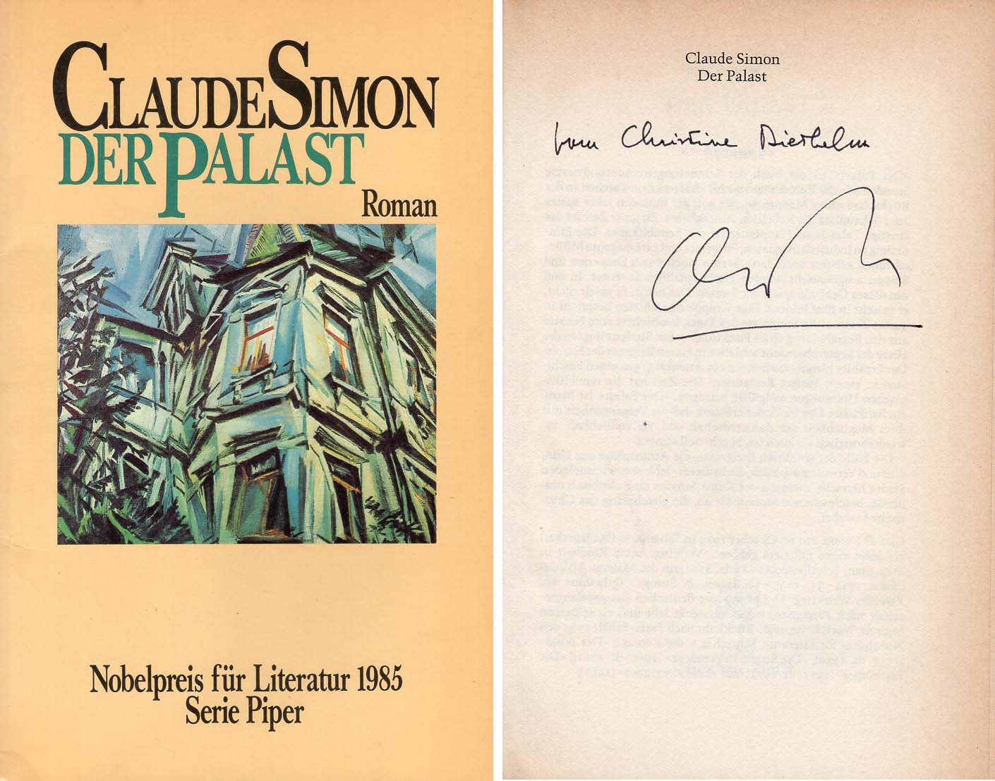 Claude Simon Autograph Autogramm | ID 8565650260117