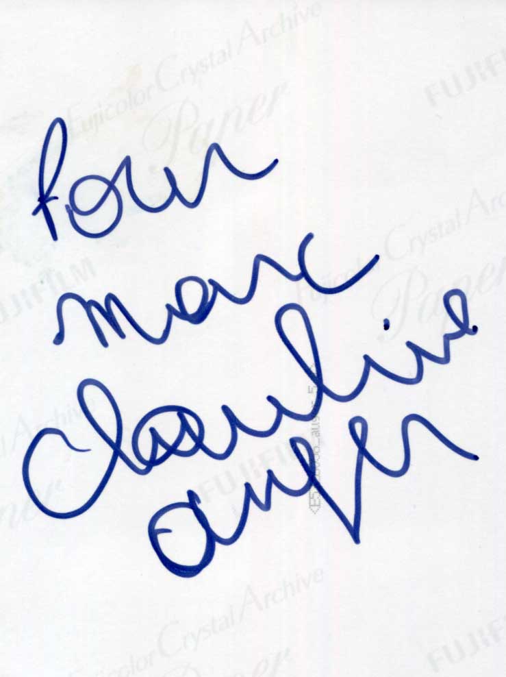 Claudine Auger Autograph Autogramm | ID 8553901195413