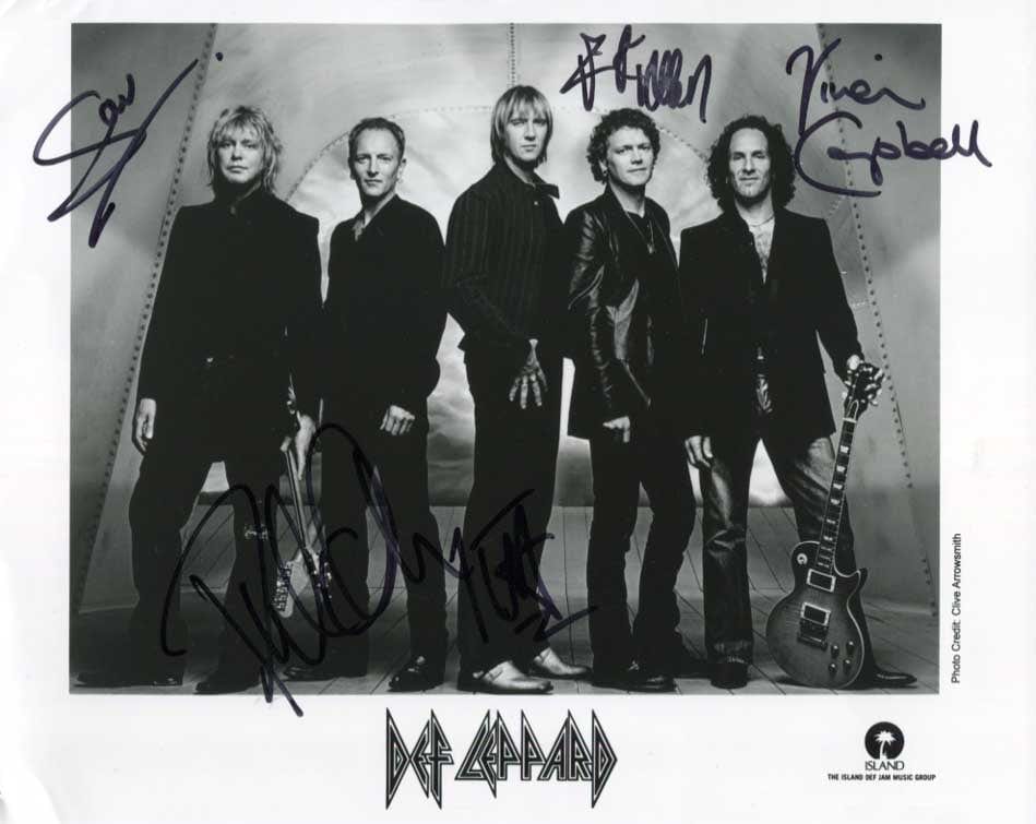  Def Leppard Autograph Autogramm | ID 8479487164565