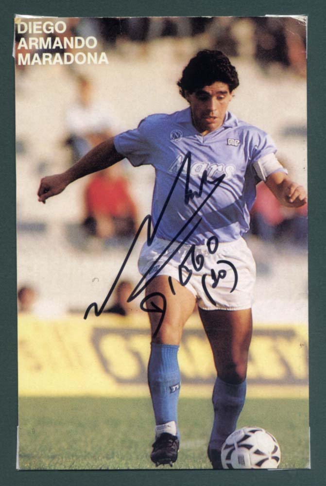 Diego Maradona Autograph Autogramm | ID 14663876837757