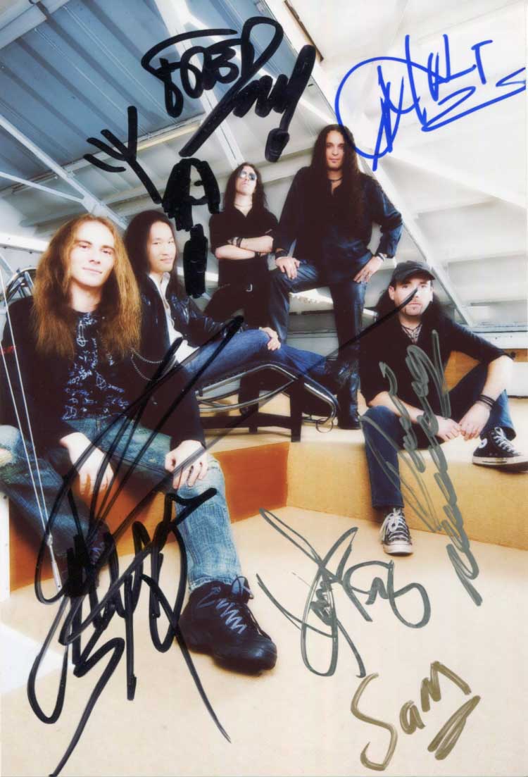  DragonForce Autograph Autogramm | ID 8518409257109