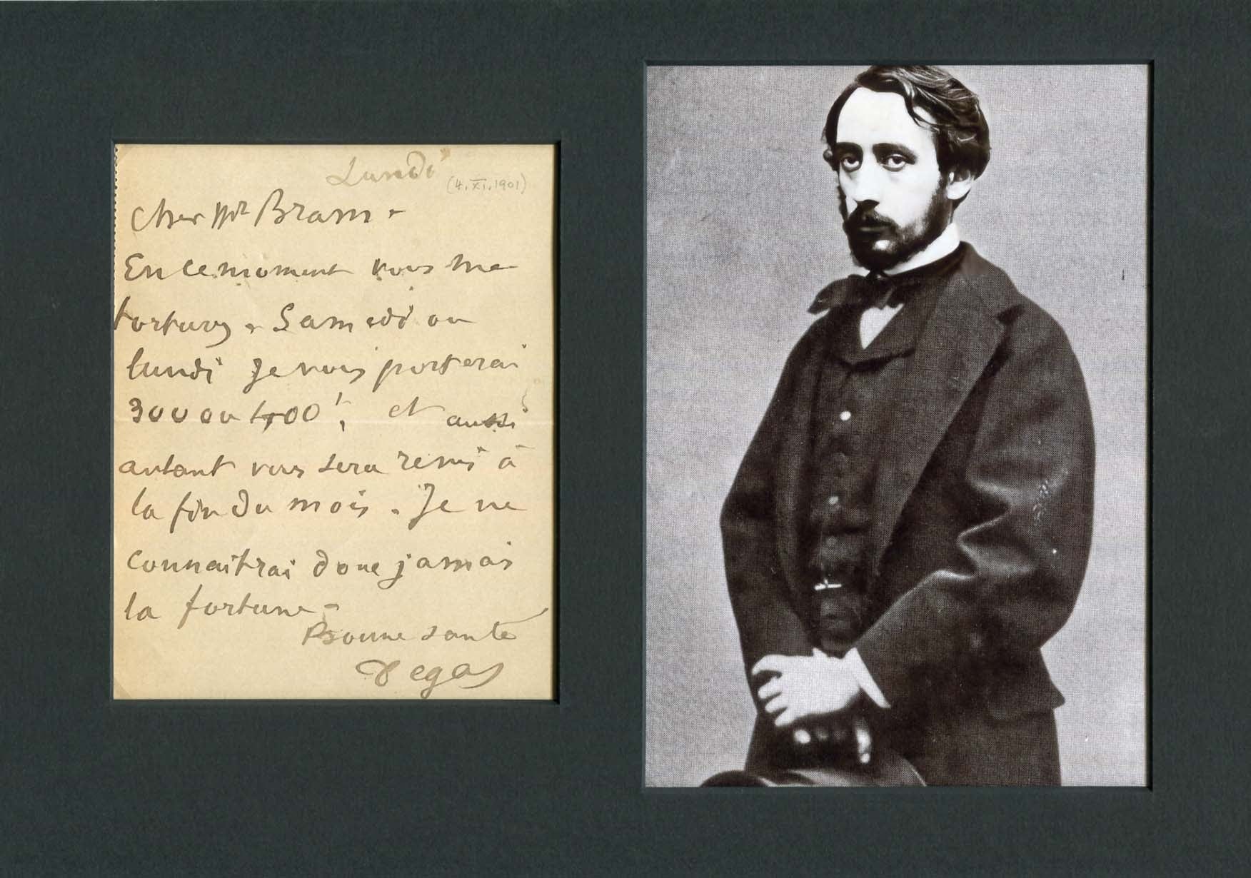 Edgar Degas Autograph Autogramm | ID 7893935685781