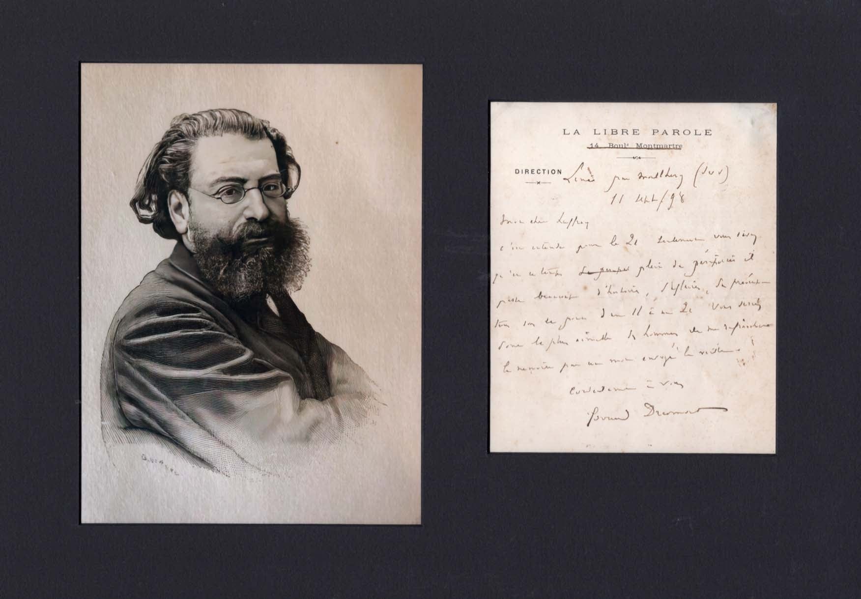 Édouard Adolphe Drumont Autograph Autogramm | ID 8251557019797
