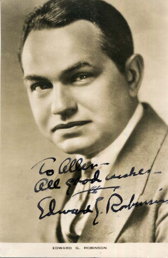 Edward G. Robinson Autograph Autogramm | ID 8012069372053