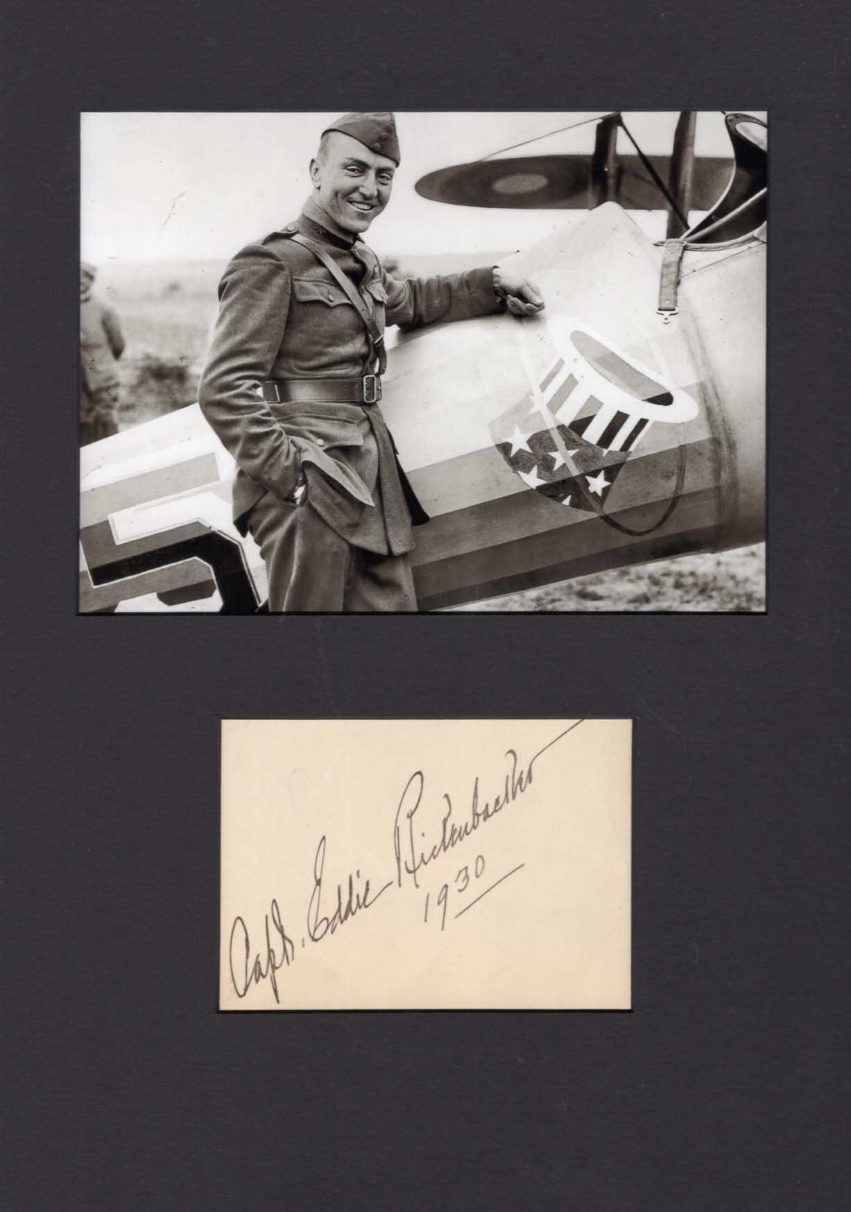 Edward Vernon Rickenbacker Autograph Autogramm | ID 7993819332757