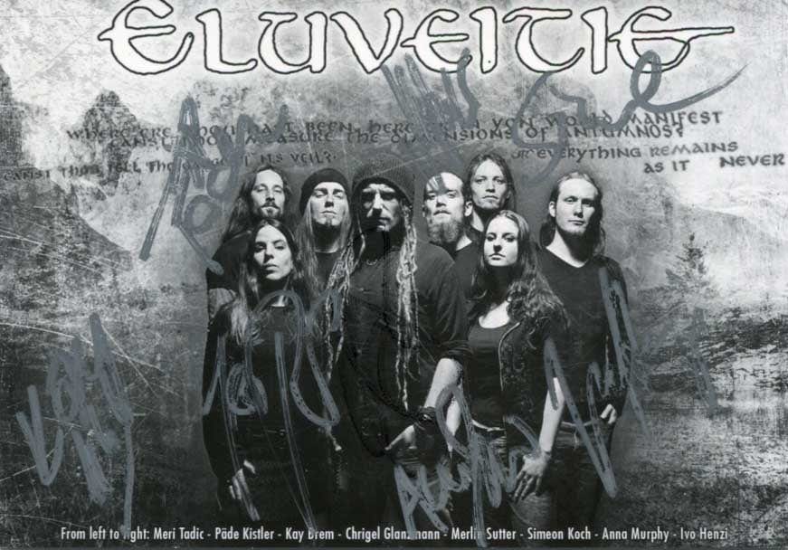  Eluveitie Autograph Autogramm | ID 8512315621525