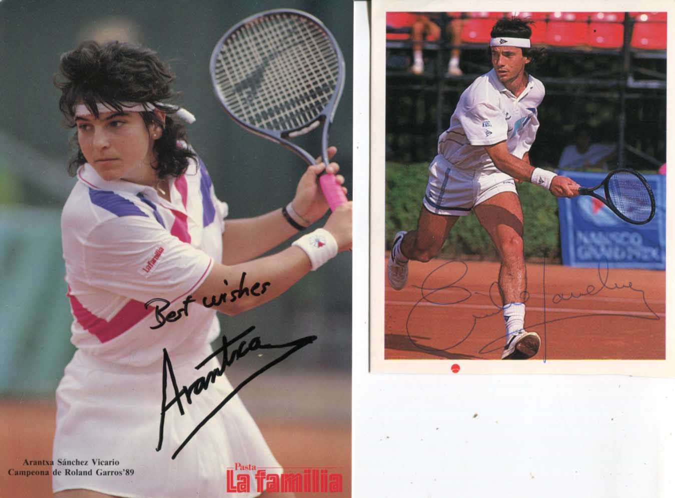 Emilio &amp; Arantxa Sanchez Autograph Autogramm | ID 14857269510525