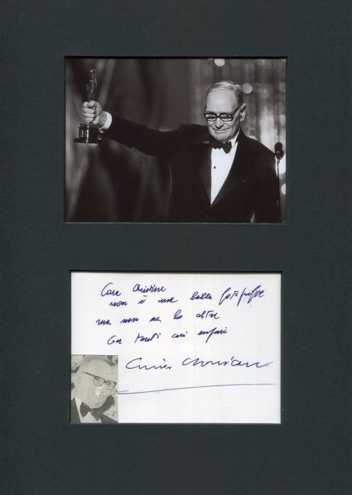 Ennio Morricone Autograph Autogramm | ID 8558498676885