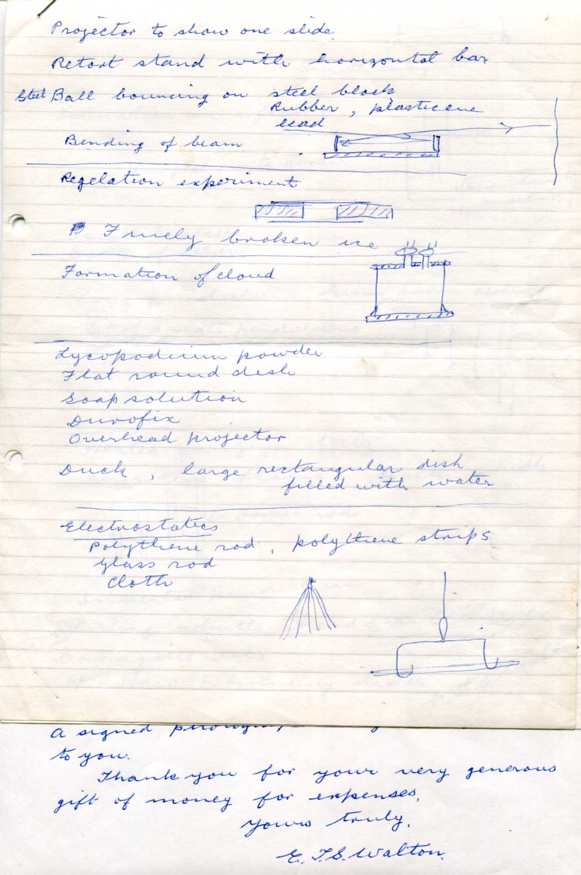 Science autographs and manuscripts