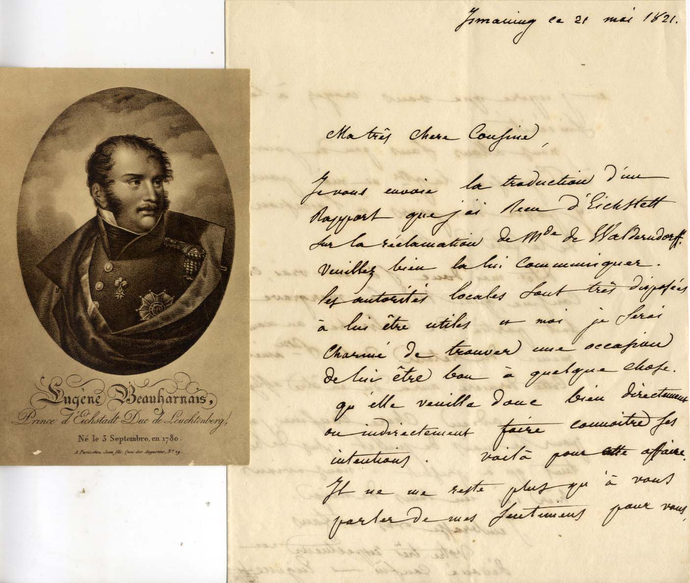 Eugène Rose de Beauharnais Autograph Autogramm | ID 8560485171349