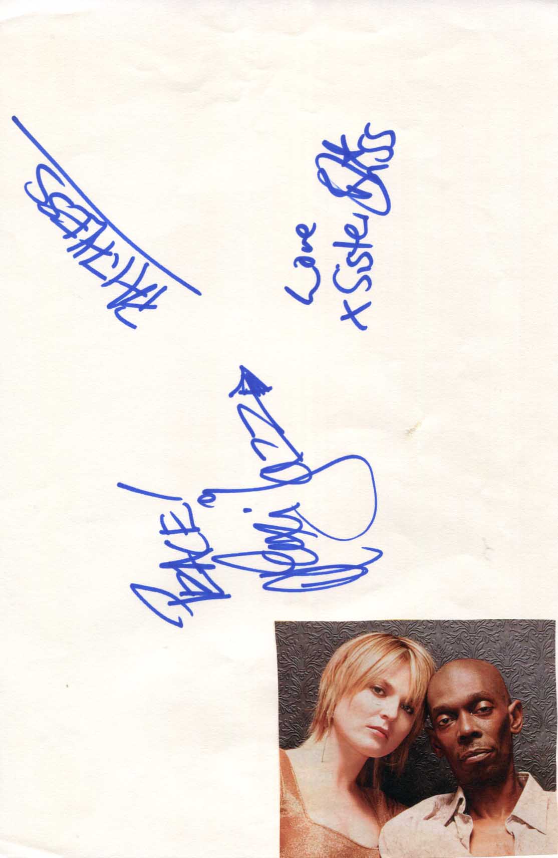  Faithless Autograph Autogramm | ID 8518429343893