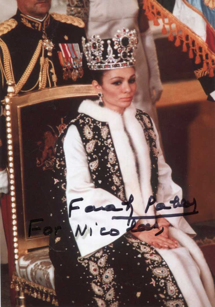 Farah  Pahlavi Autograph Autogramm | ID 8592638509205