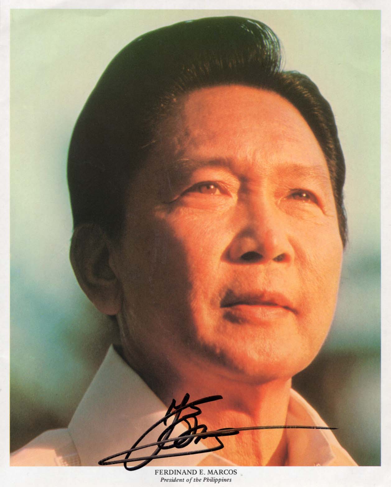 Ferdinand Emmanuel Edralin Marcos Autograph Autogramm | ID 8119765205141