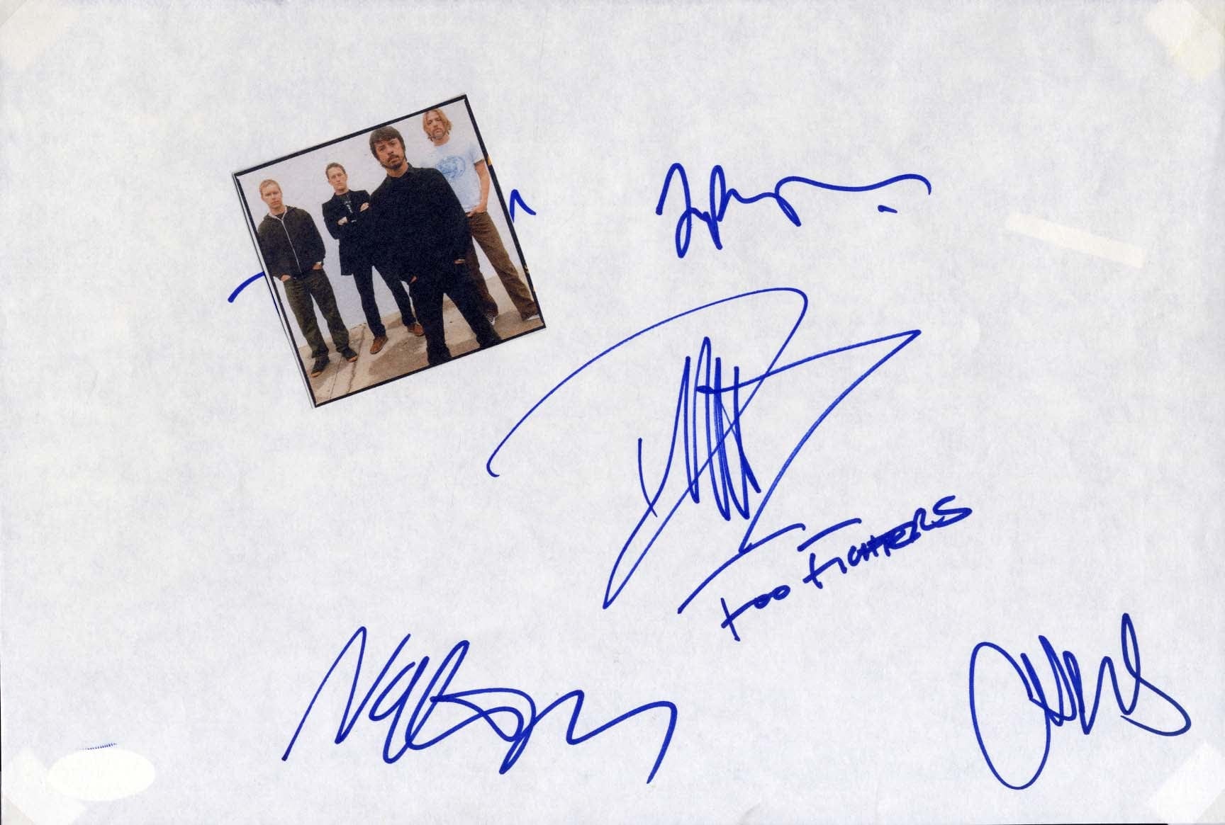  Foo Fighters Autograph Autogramm | ID 8605945102485