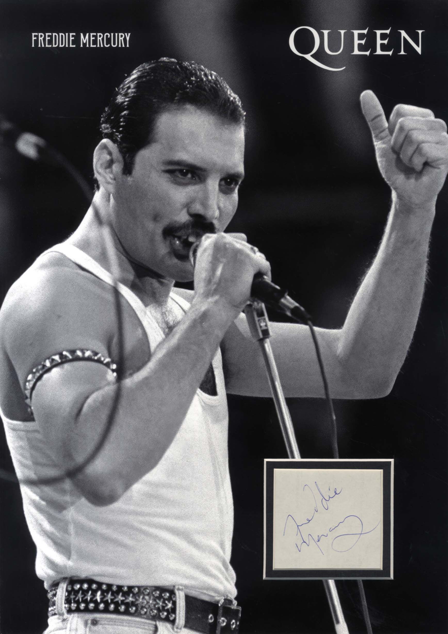 Freddie Mercury Autograph Autogramm | ID 14833580802429