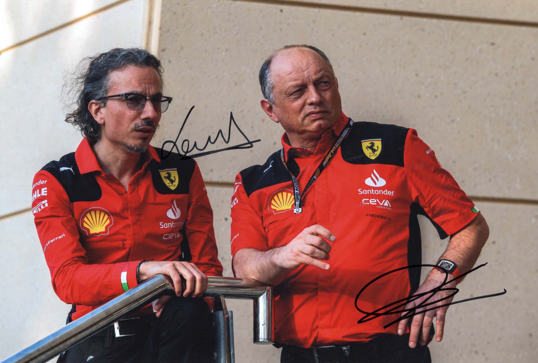 Frédéric &amp; Laurent Vasseur &amp; Mekies Autograph Autogramm | ID 8510215454869