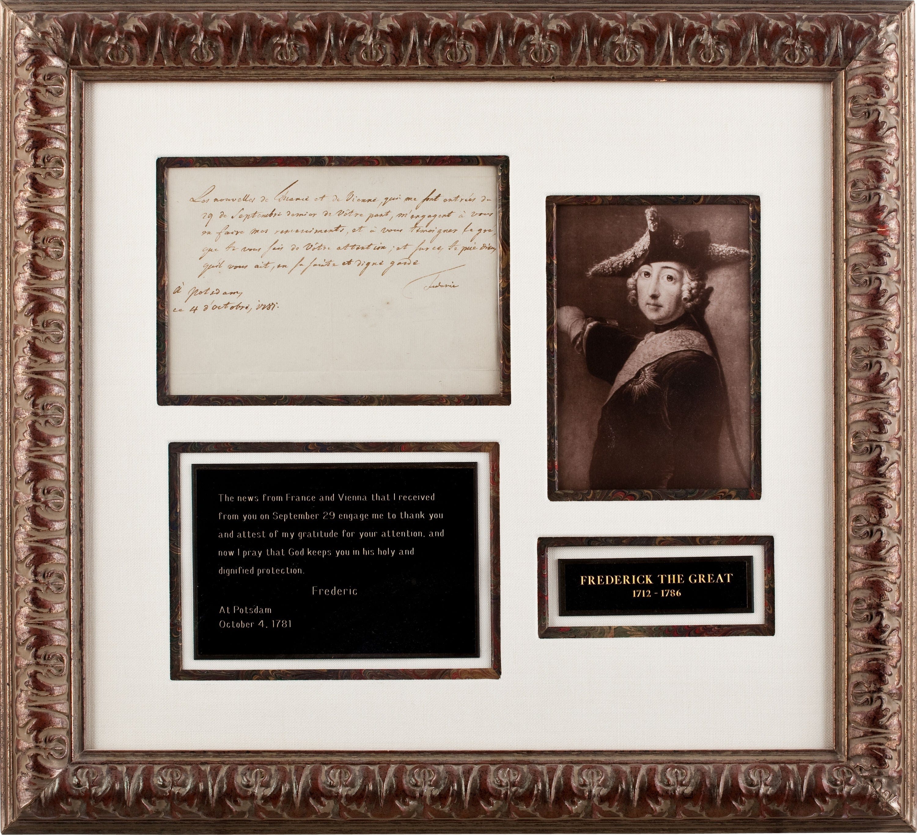 Friedrich Frederick II Autograph Autogramm | ID 8603890942101