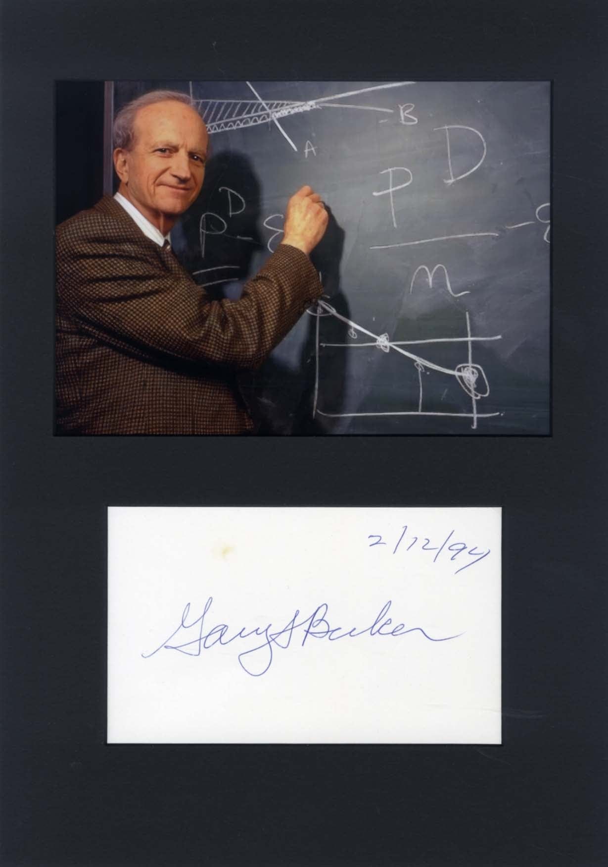 Gary Stanley Becker Autograph Autogramm | ID 15007541657981