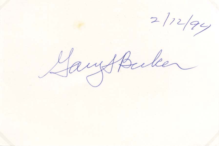 Gary Stanley Becker Autograph Autogramm | ID 15007541657981