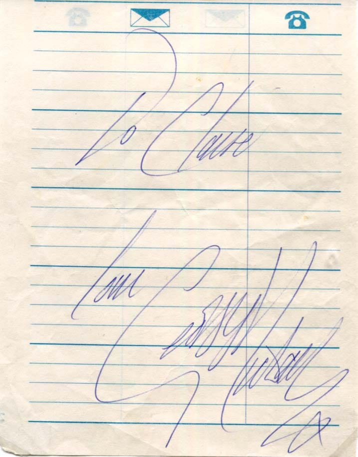 George Michael Autograph Autogramm | ID 8023834165397