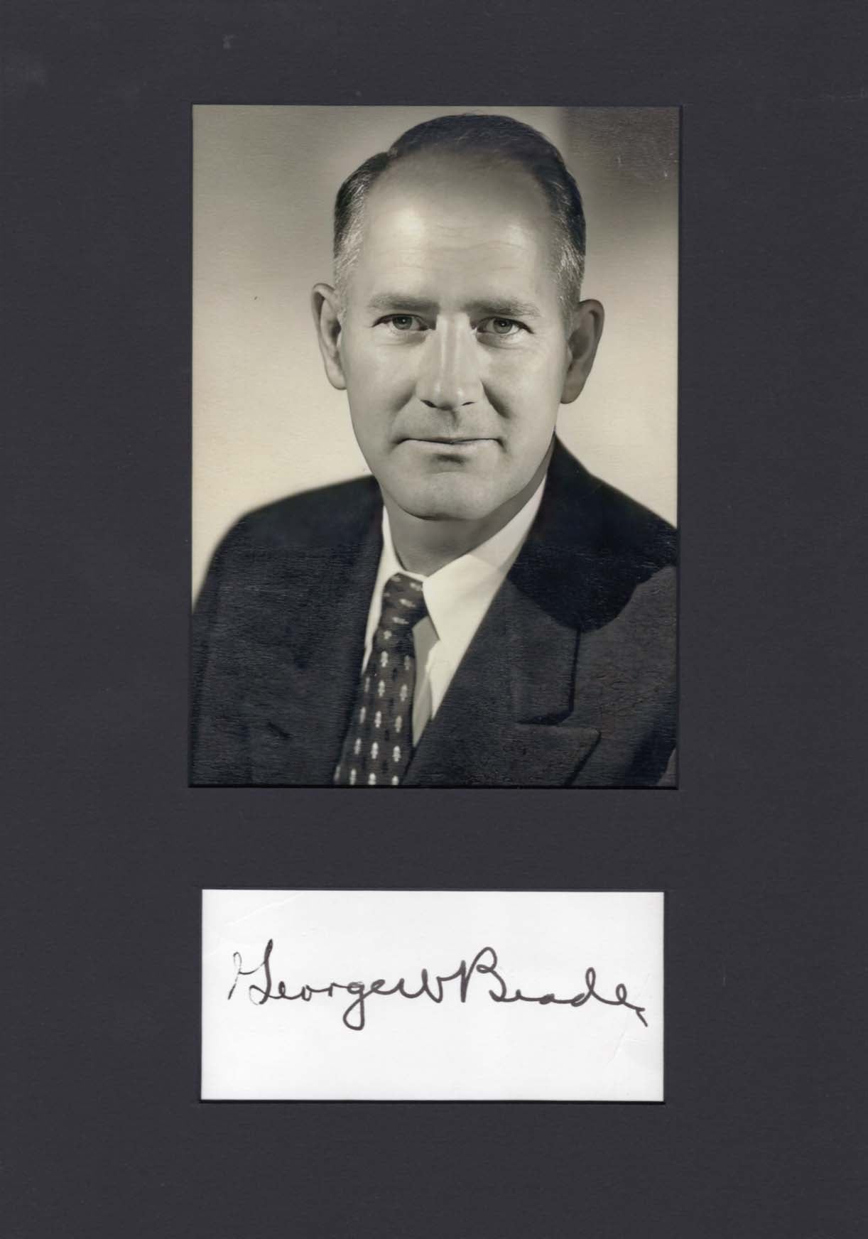 George Wells Beadle Autograph Autogramm | ID 7919117500565