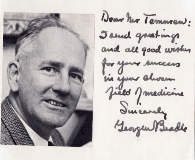 George Wells Beadle Autograph Autogramm | ID 8087696998549