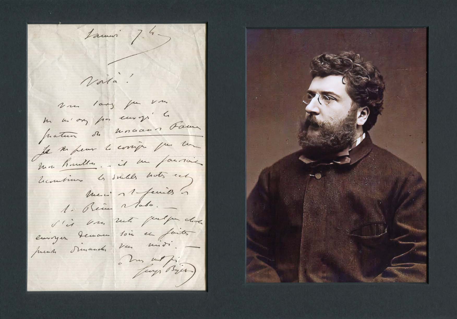 Georges Bizet Autograph Autogramm | ID 7916798083221