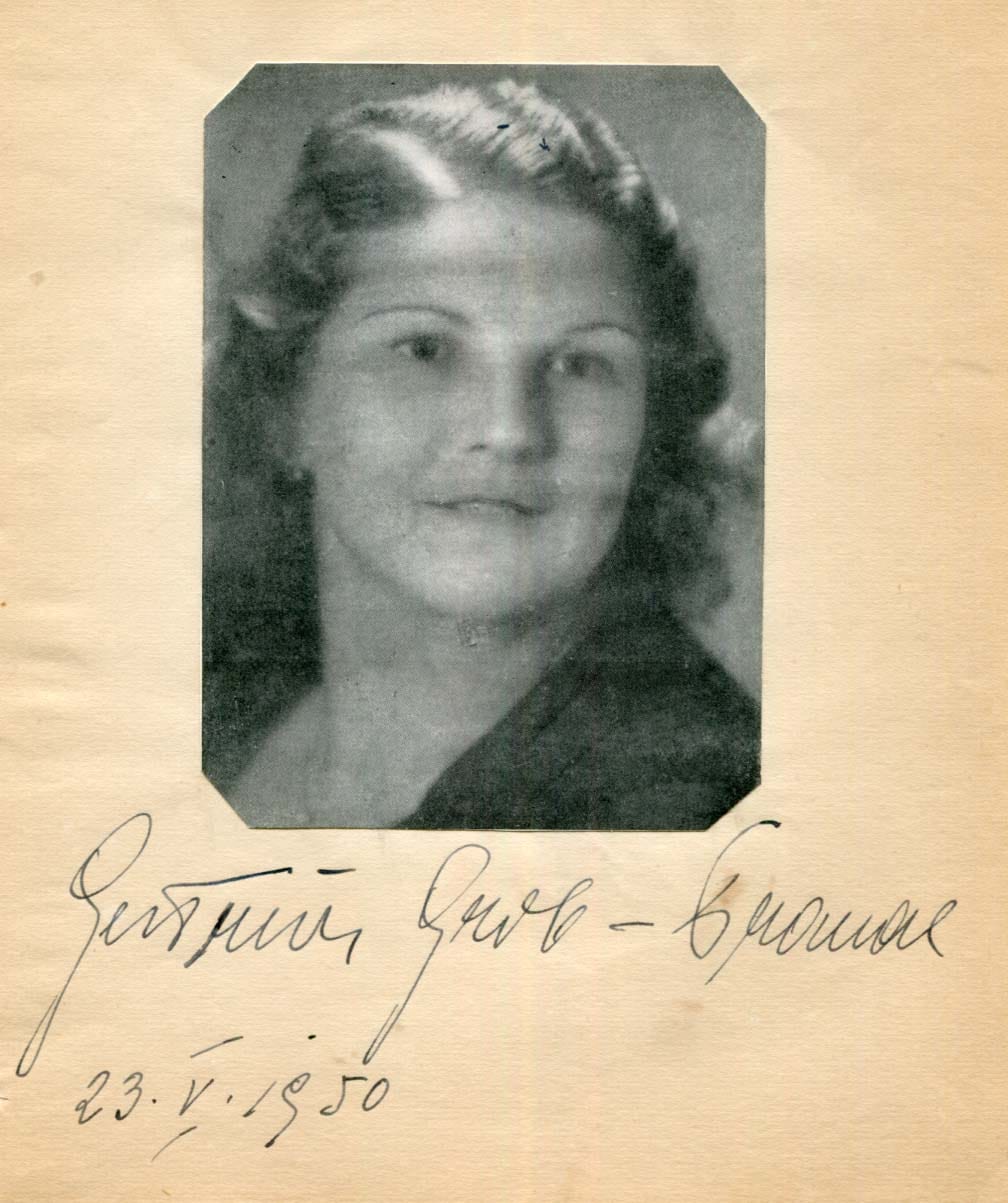 Gertrude Grob-Prandl Autograph Autogramm | ID 7988386529429