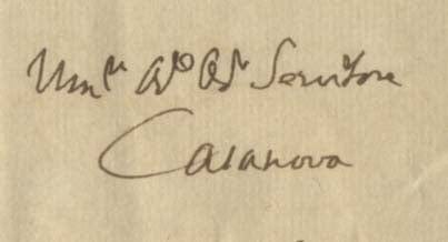 Giacomo Girolamo Casanova Autograph Autogramm | ID 14847840420221