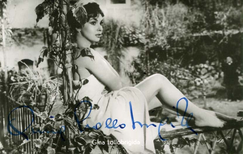 Gina Lollobrigida Autograph Autogramm | ID 7915598184597