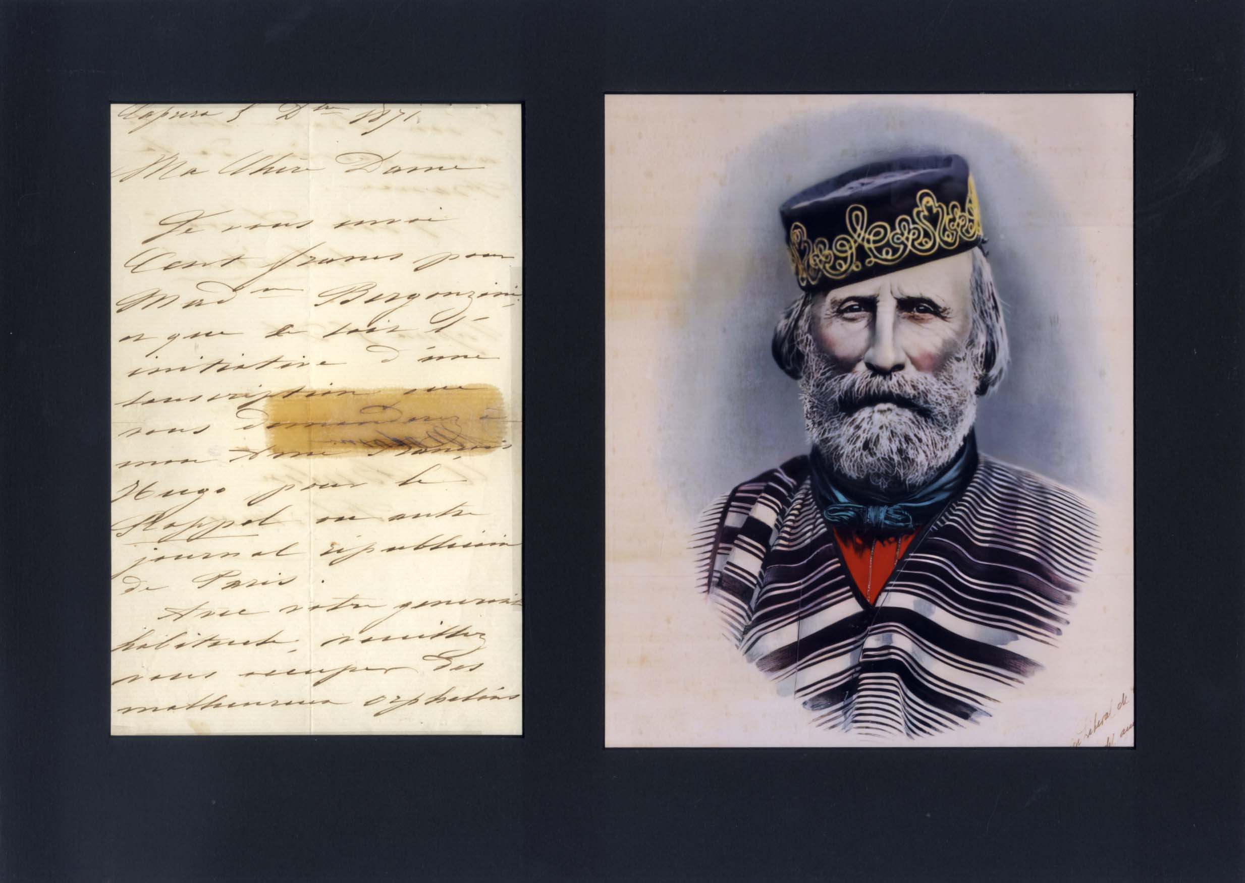 Giuseppe Garibaldi Autograph Autogramm | ID 8252154904725