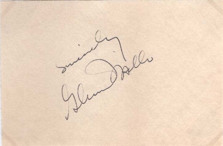 Glenn Miller Autograph Autogramm | ID 8155576205461