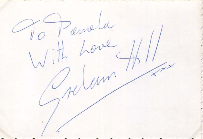 Graham Hill Autograph | signed cards / album pages
