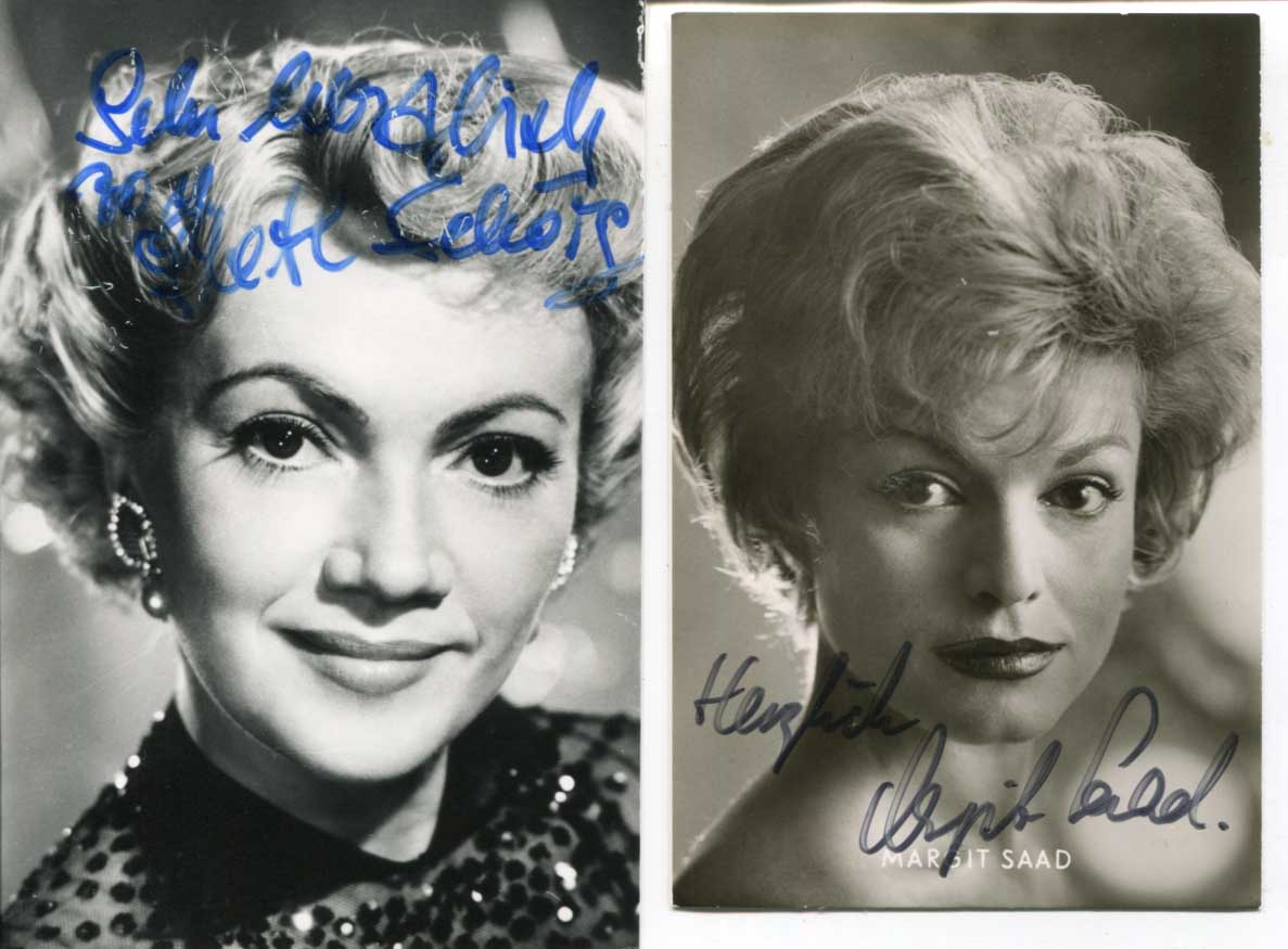 Gretl &amp; Margit Schörg &amp; Saad Autograph Autogramm | ID 8561501307029