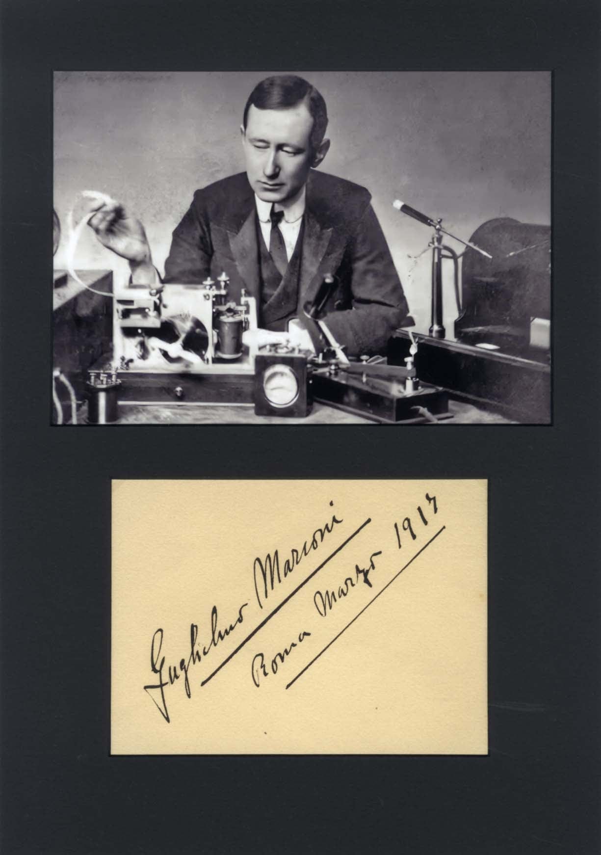 Guglielmo Marconi Autograph Autogramm | ID 14895565865341