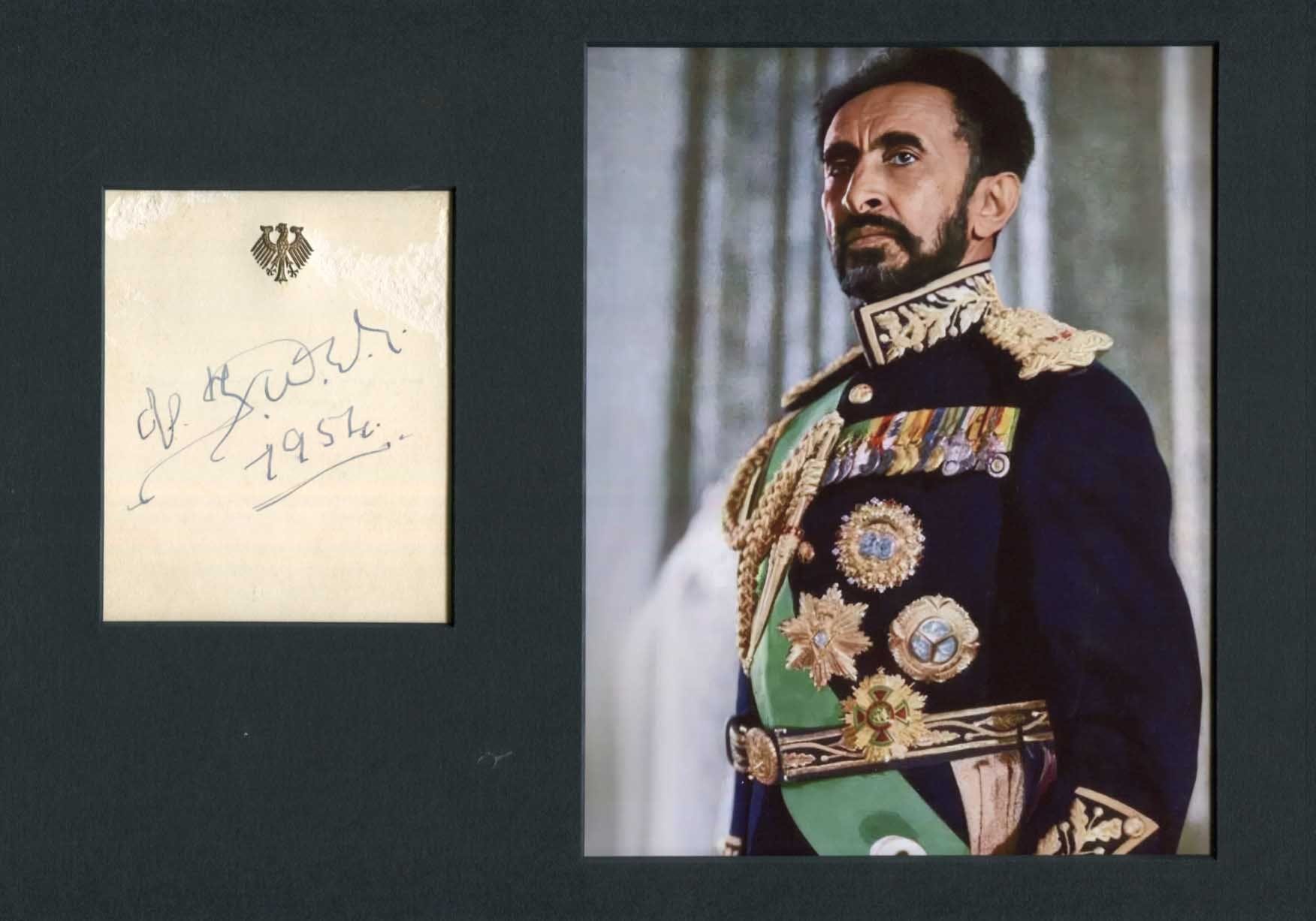  Haile Selassie I Autograph Autogramm | ID 8535063363733