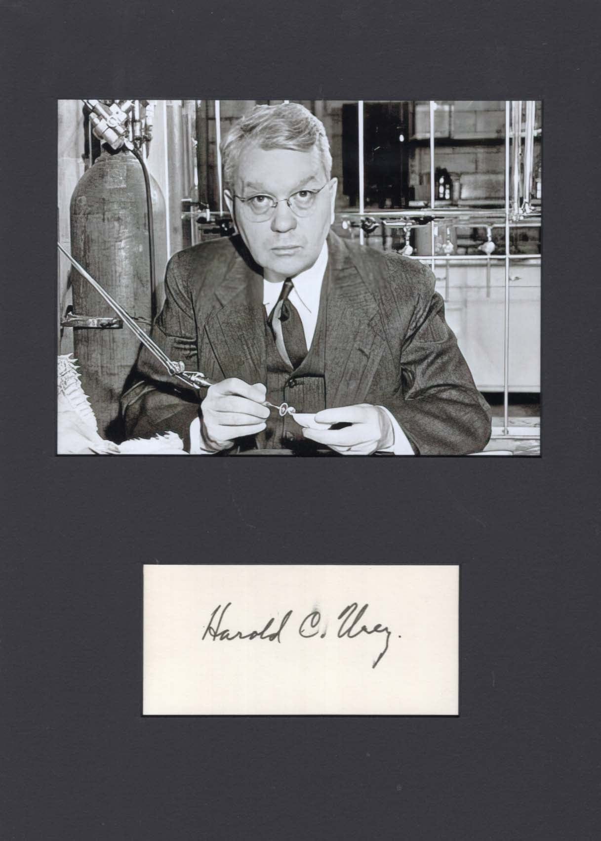 Harold Clayton Urey Autograph Autogramm | ID 8508148809877