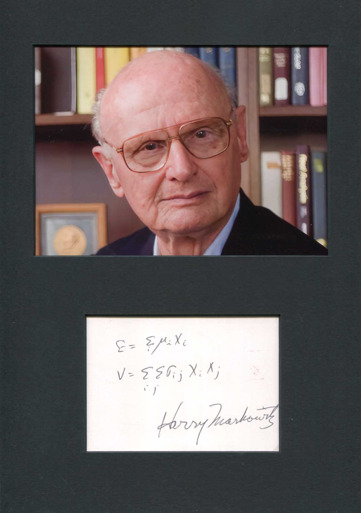 Harry Max Markowitz Autograph Autogramm | ID 14890386850173