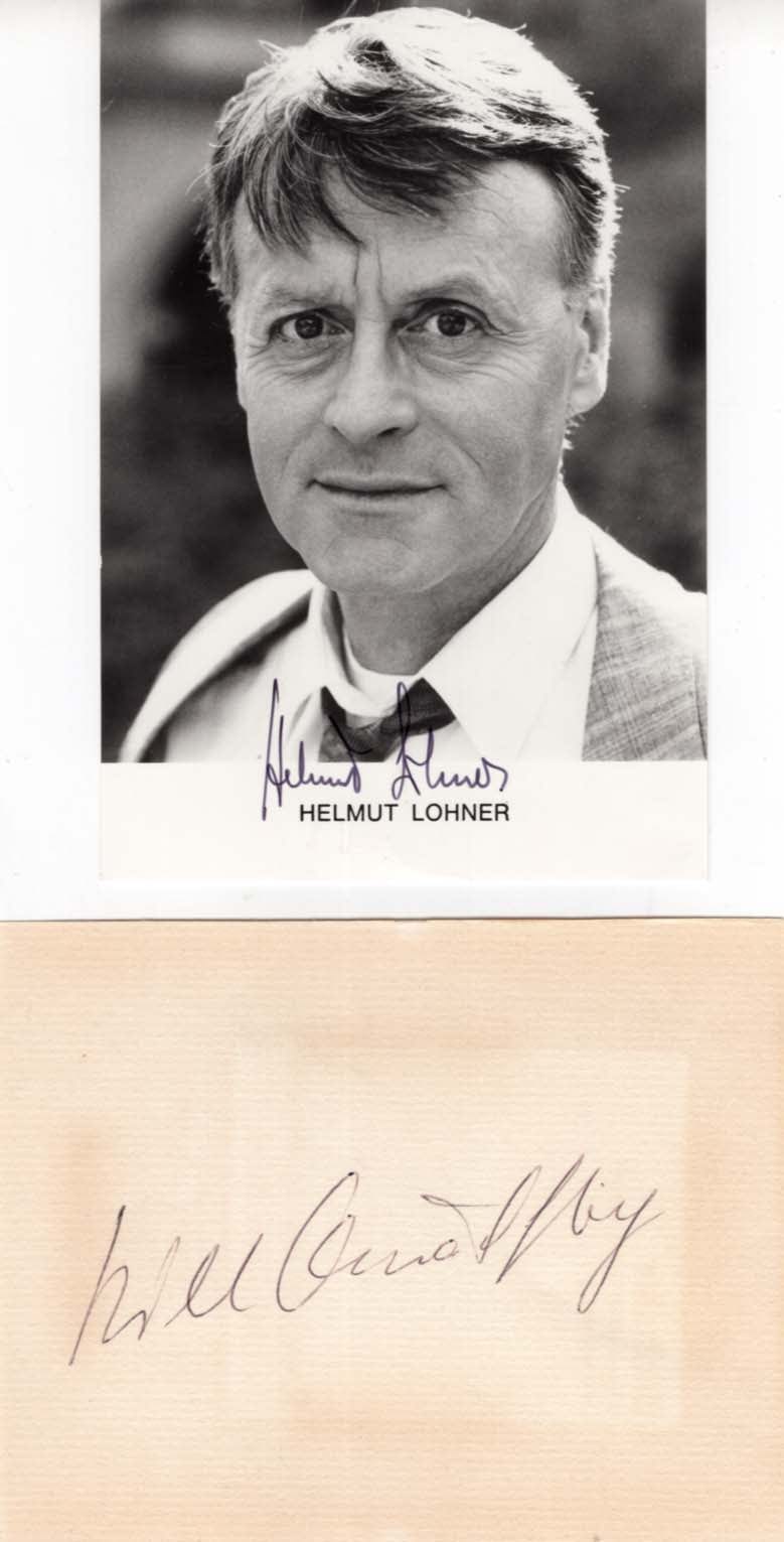 Helmut Lohner Autograph Autogramm | ID 8017981014165