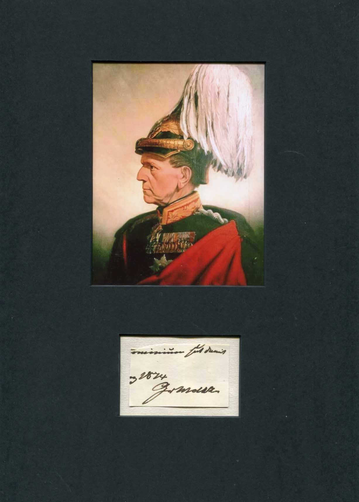 Helmuth Karl Bernhard von Moltke Autograph Autogramm | ID 14888078705021