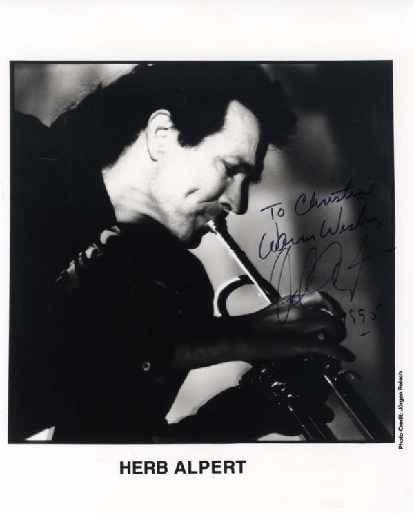 Herb Alpert autograph, signed photograph
