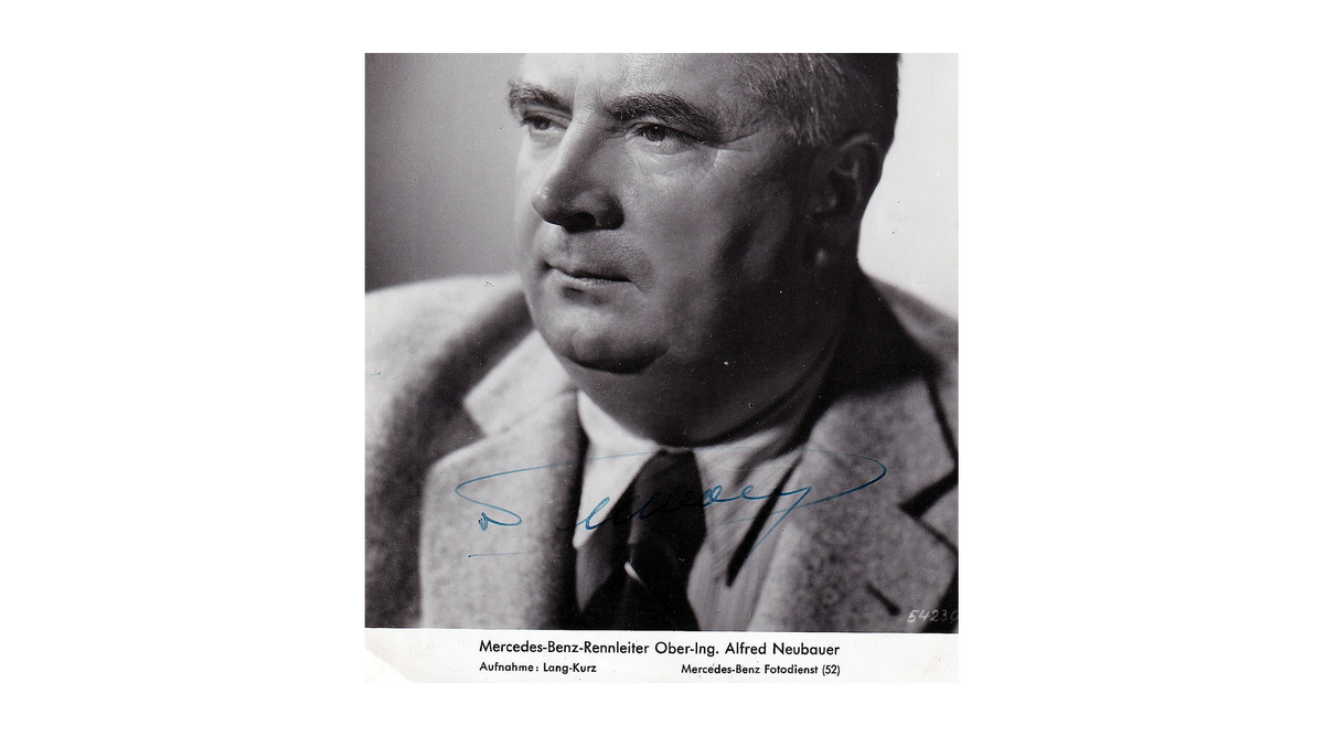 Alfred Neubauer Autograph Autogramm | ID 16018443633021